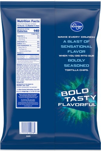 Kroger® Zesty Ranch Tortilla Chips Perspective: left