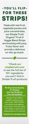 Simple Truth Organic® Raspberry & Blueberry Fruit & Veggie Strips Perspective: left