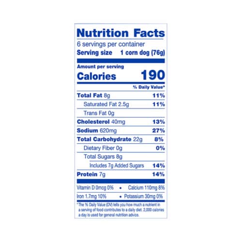 Kroger® Corn Dogs Perspective: left