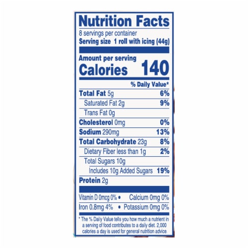 Kroger® Ready To Bake Cinnamon Rolls With Cream Cheese Icing Perspective: left