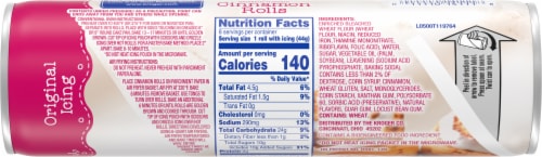 Kroger® Ready-To-Bake Cinnamon Rolls with Original Icing Perspective: left