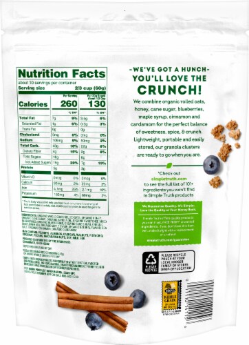 Simple Truth Organic® Blueberry Oats and Honey Granola BIG DEAL! Perspective: left