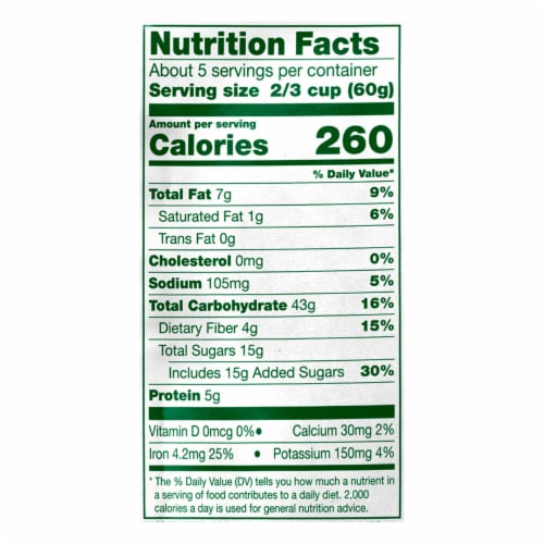 Simple Truth Organic® Oats and Honey Granola Perspective: left