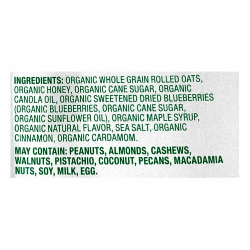 Simple Truth Organic® Oats Honey and Blueberry Granola Perspective: left