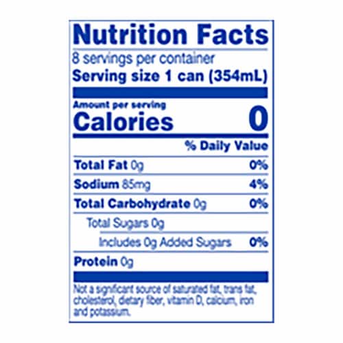Kroger® Club Soda Cans Perspective: left
