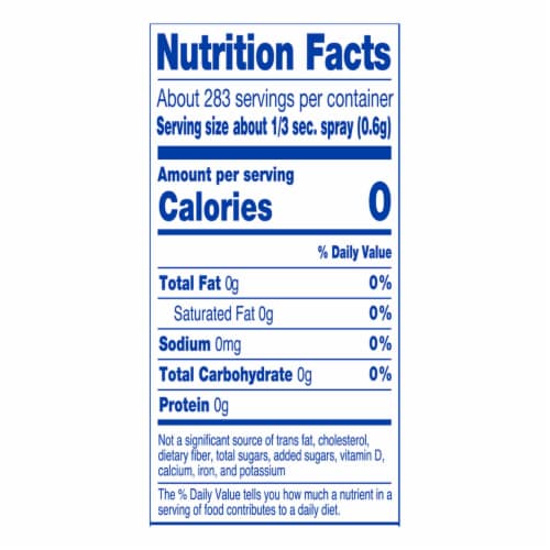 Kroger® Non Stick Butter Flavored Cooking Spray Perspective: left