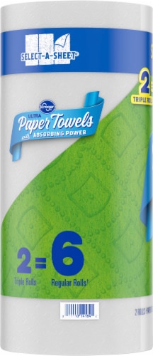Kroger® Ultra Paper Towels With Absorbing Power Perspective: left