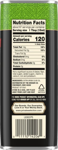 Private Selection® Italian Extra Virgin Olive Oil Perspective: left