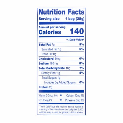 Kroger® Zesty Ranch Tortilla Chips Perspective: left