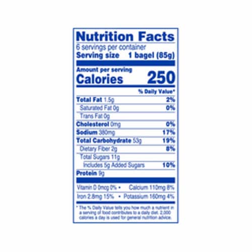 Kroger® Cinnamon Raisin Bagels Perspective: left