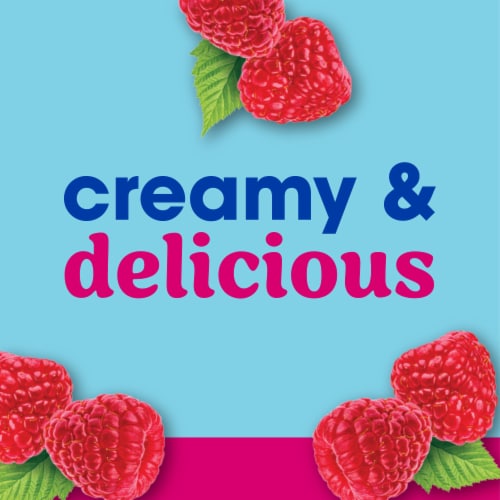 Kroger® CARBmaster® Raspberry Lactose Free Lowfat Yogurt Cup Perspective: left