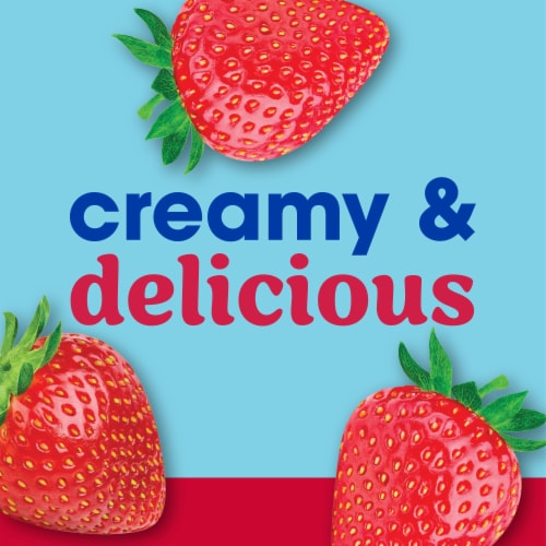 Kroger® CARBmaster® Strawberry Lactose Free Lowfat Yogurt Cup Perspective: left