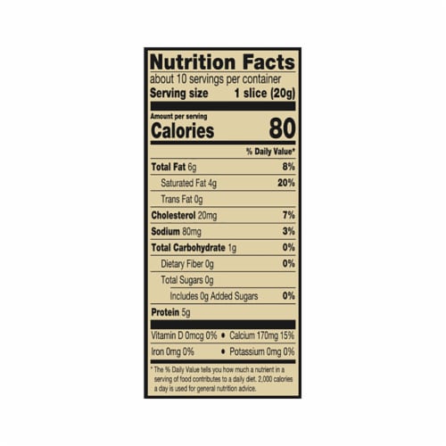Private Selection® Baby Swiss Cheese Slices Perspective: left