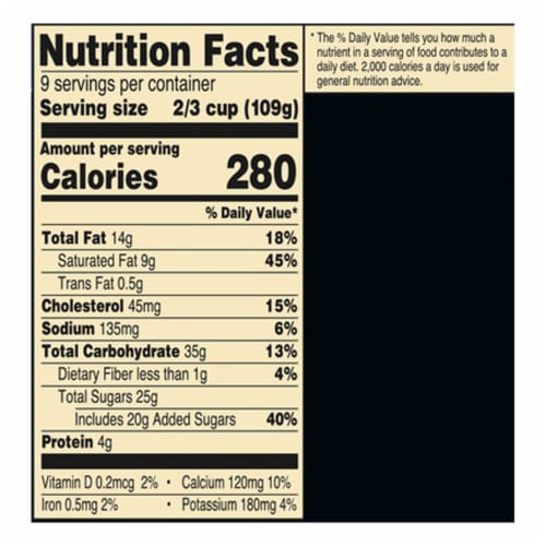 Private Selection® Cookies & Cream Ice Cream Tub Perspective: left