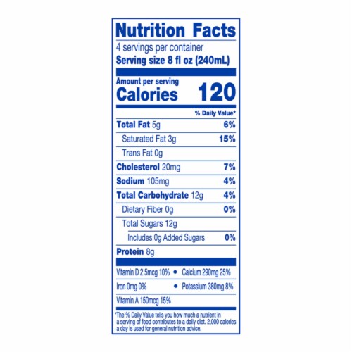 Kroger 2% Reduced Fat Milk Quart Perspective: left