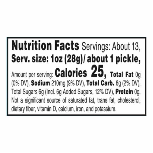 Kroger® Whole Sweet Gherkins Pickles Perspective: left