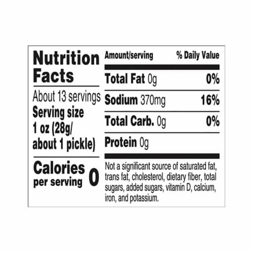 Kroger® Zesty Hot Dill Zingers Pickles Perspective: left