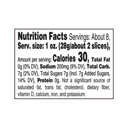 Kroger® Bread & Butter Sandwich Slims Pickles Perspective: left