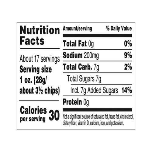 Kroger® Bread & Butter Chips Perspective: left