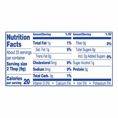 Kroger® Zero Sugar Whipped Topping Perspective: left
