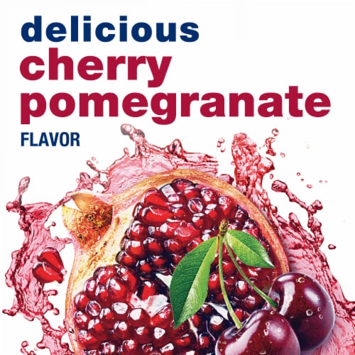 Kroger® Lite Zero Sugar Cherry Pomegranate Instant Drink Mix Packets Perspective: left