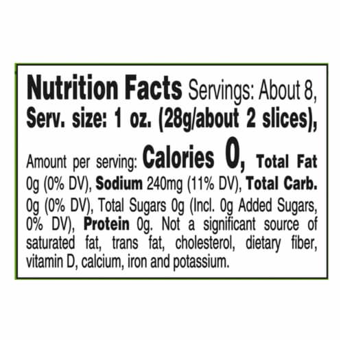 Kroger® Kosher Dill Sandwich Slim Pickles Perspective: left