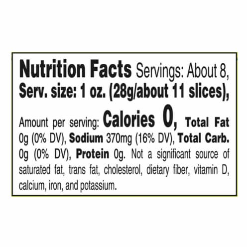 Kroger® Hamburger Dill Fast Food Style Chips Pickles Perspective: left