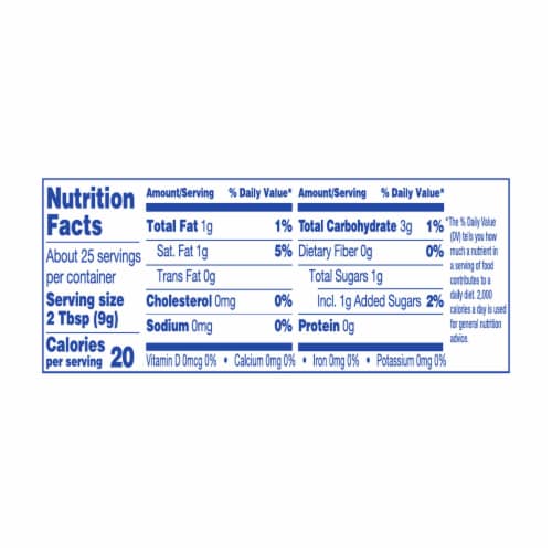 Kroger® Reduced Fat Whipped Topping Perspective: left