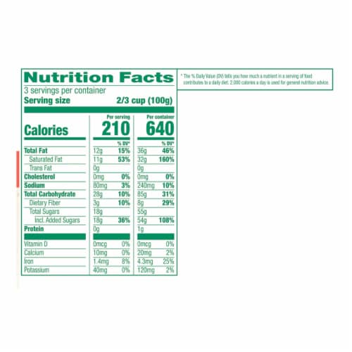 Simple Truth® Dairy Free Oatmilk Caramel Chip Frozen Dessert Pint Perspective: left
