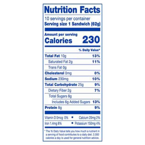 Kroger® Crustless Peanut Butter & Strawberry Jam Sandwiches Perspective: left
