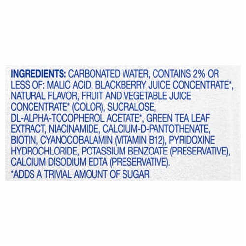 Kroger® Fizz Zero Sugar Black Raspberry Sparkling Water Perspective: left
