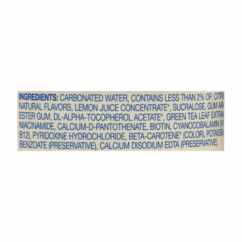 Kroger® Zero Sugar Lemonade Fizz Sparkling Water Perspective: left