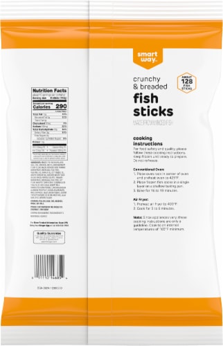 Smart Way™ Crunchy & Breaded Fish Sticks Perspective: left