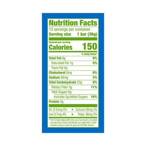 Simple Truth Organic® Iced Oatmeal Cookie Baked Energy Bar Family Size Perspective: left