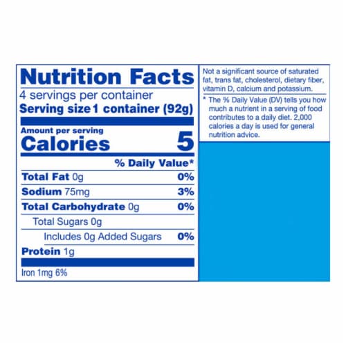 Kroger Zero Sugar Lemon Lime Gelatin Snack Multipack Perspective: left