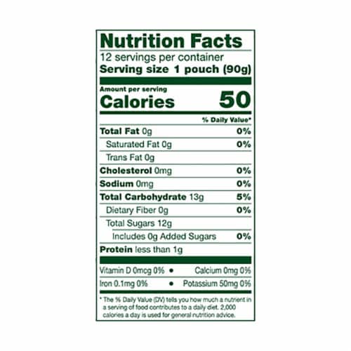 Simple Truth Organic® No Sugar Added Applesauce Pouches BIG DEAL! Perspective: left