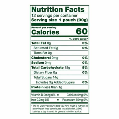 Simple Truth Organic® Cinnamon Applesauce Pouches BIG DEAL! Perspective: left