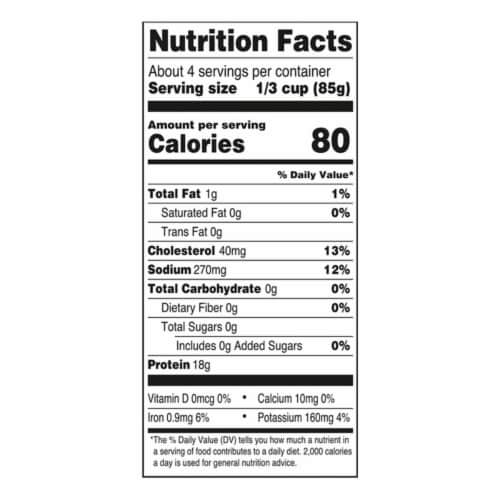 Kroger® Wild Caught Chunk Light Tuna in Water Family Size Perspective: left