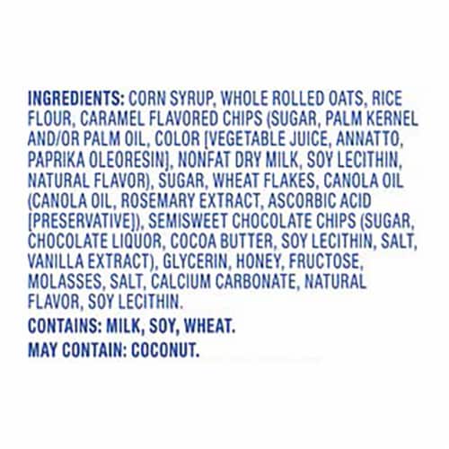Kroger® Caramel & Chocolate Chip Chewy Granola Bars Perspective: left