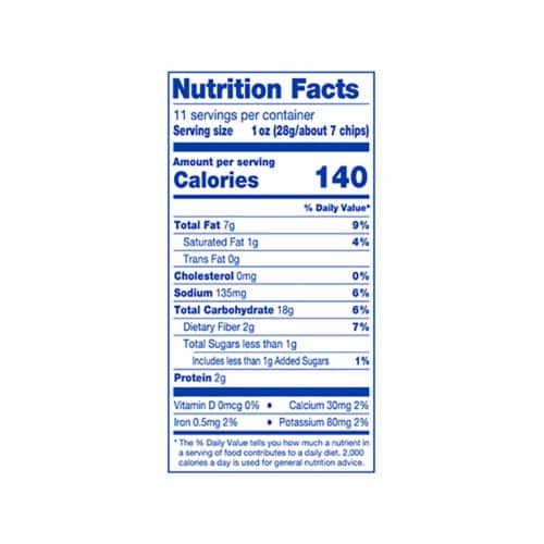 Kroger® Hatch Chile Kettle Style Tortilla Chips Perspective: left
