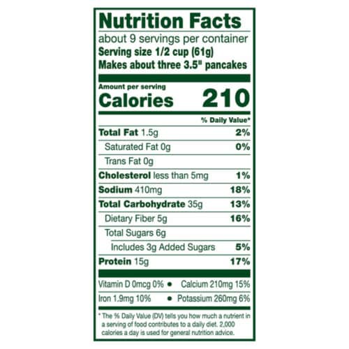 Simple Truth® Protein Buttermilk Pancake Mix Perspective: left