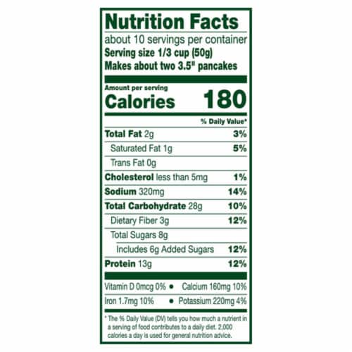 Simple Truth® Protein Chocolate Chip Pancake Mix Perspective: left