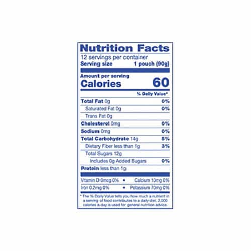 Kroger® No Sugar Addedˆ Assorted Strawberry Applesauce Pouches Perspective: left