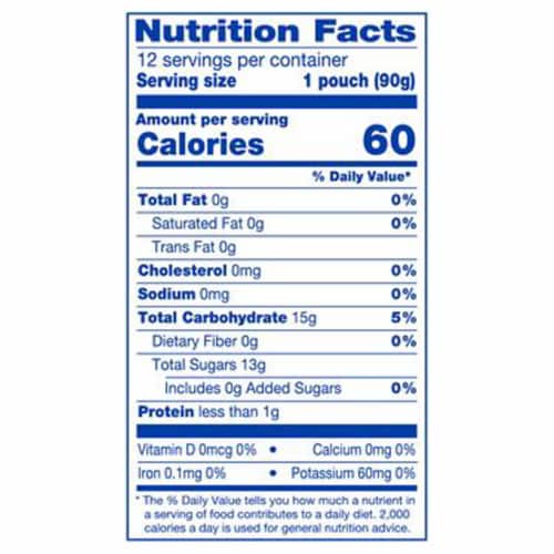 Kroger® No Sugar Added Classic Apple Applesauce Pouches Perspective: left