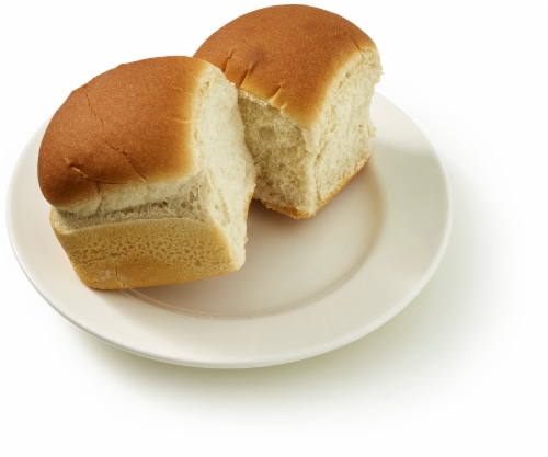Bakery Fresh White Dinner Rolls Perspective: left