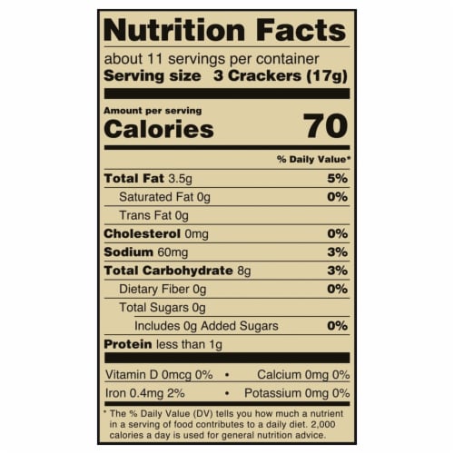 Private Selection® Garlic Scalloped Crackers Perspective: left