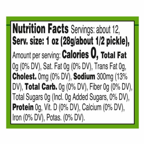 Kroger® Whole Kosher Dill Pickles Perspective: left