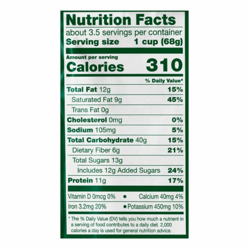 Simple Truth® Protein German Chocolate Cake Granola Clusters Perspective: left