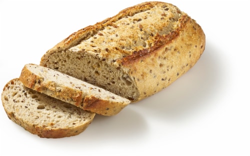 Duffy's Dough Multigrain Sourdough Loaf Perspective: left