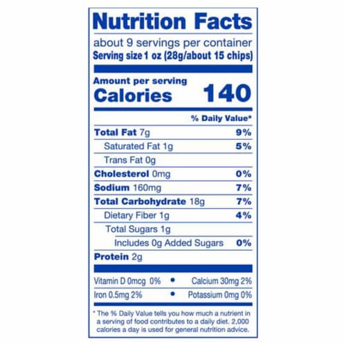 Kroger® Spicy Nacho Tortilla Chips Perspective: left